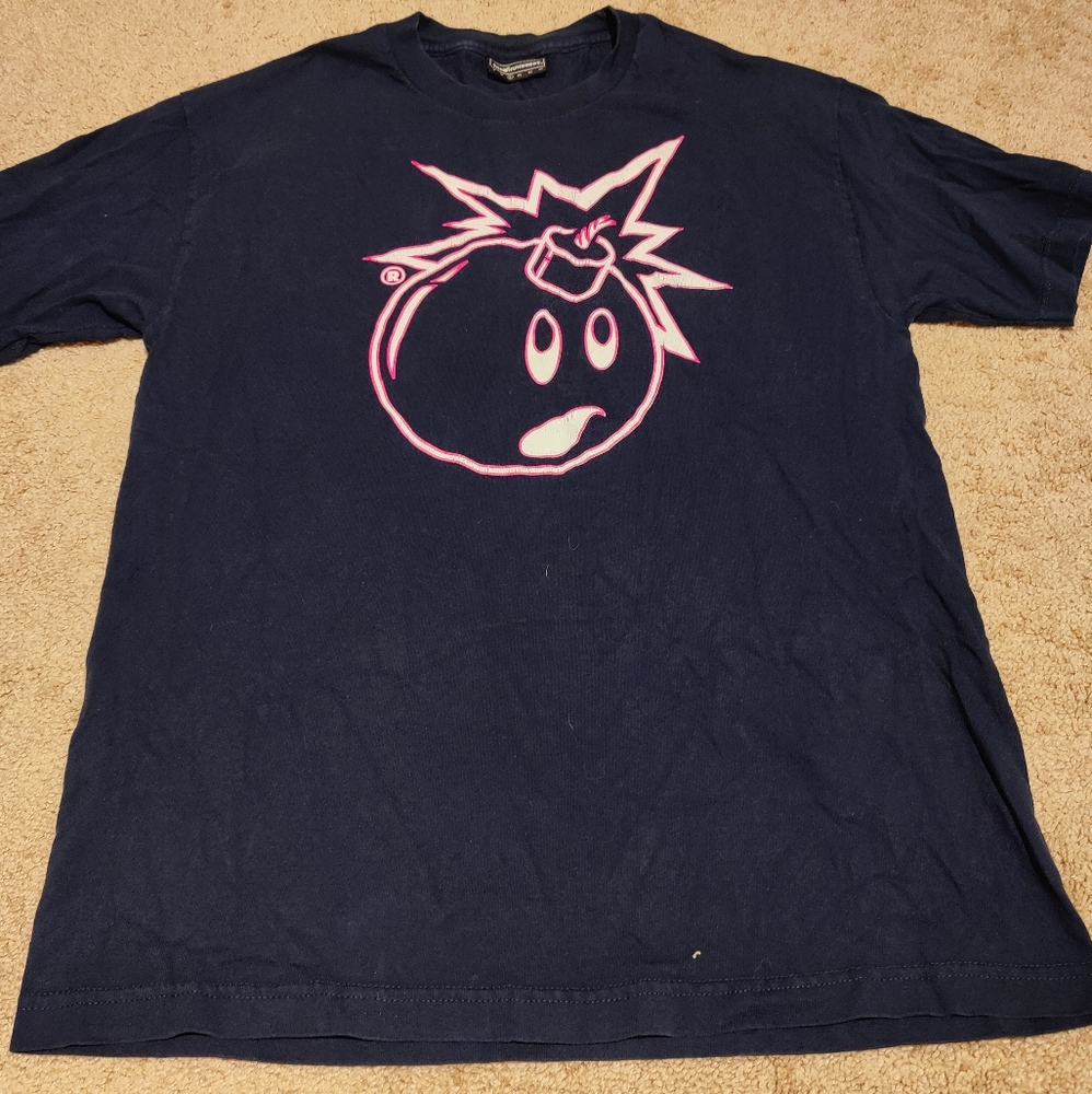 The hundreds Adam Bomb Navy Blue Tee Shirt